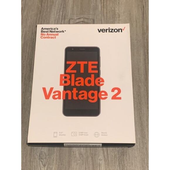 Verizon Prepaid ZTE Blade Vantage 2 (16GB) - Black - Picture 1 of 3